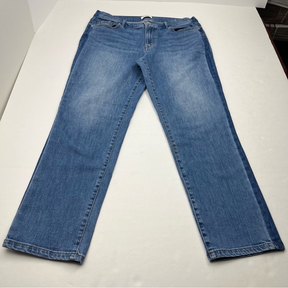 LOFT Denim - Loft Outlet Boyfriend Womens Size 8 / 32 Waist Blue Denim Jean‎ Five Pockets